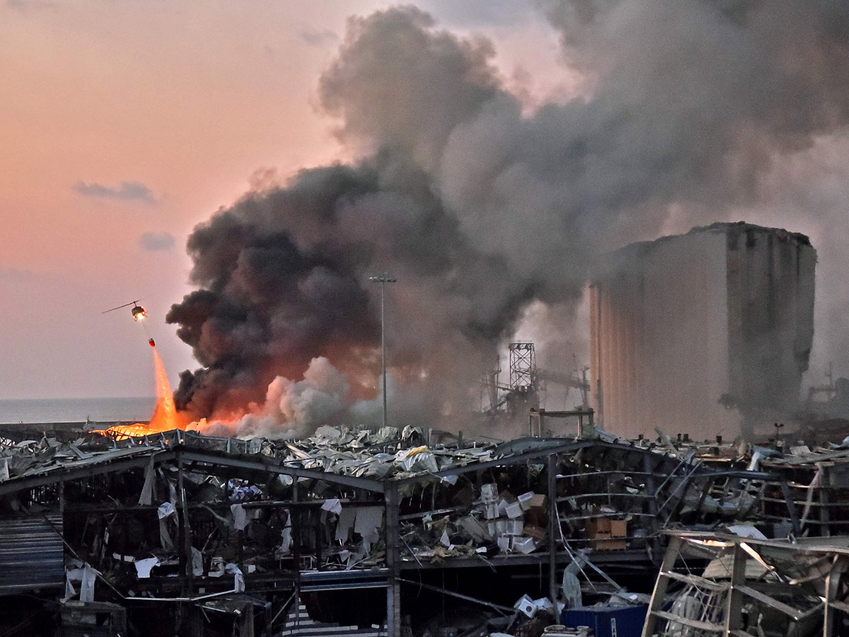 explosion at the port of Lebanons capital Beirut photo gallery - Sakshi1