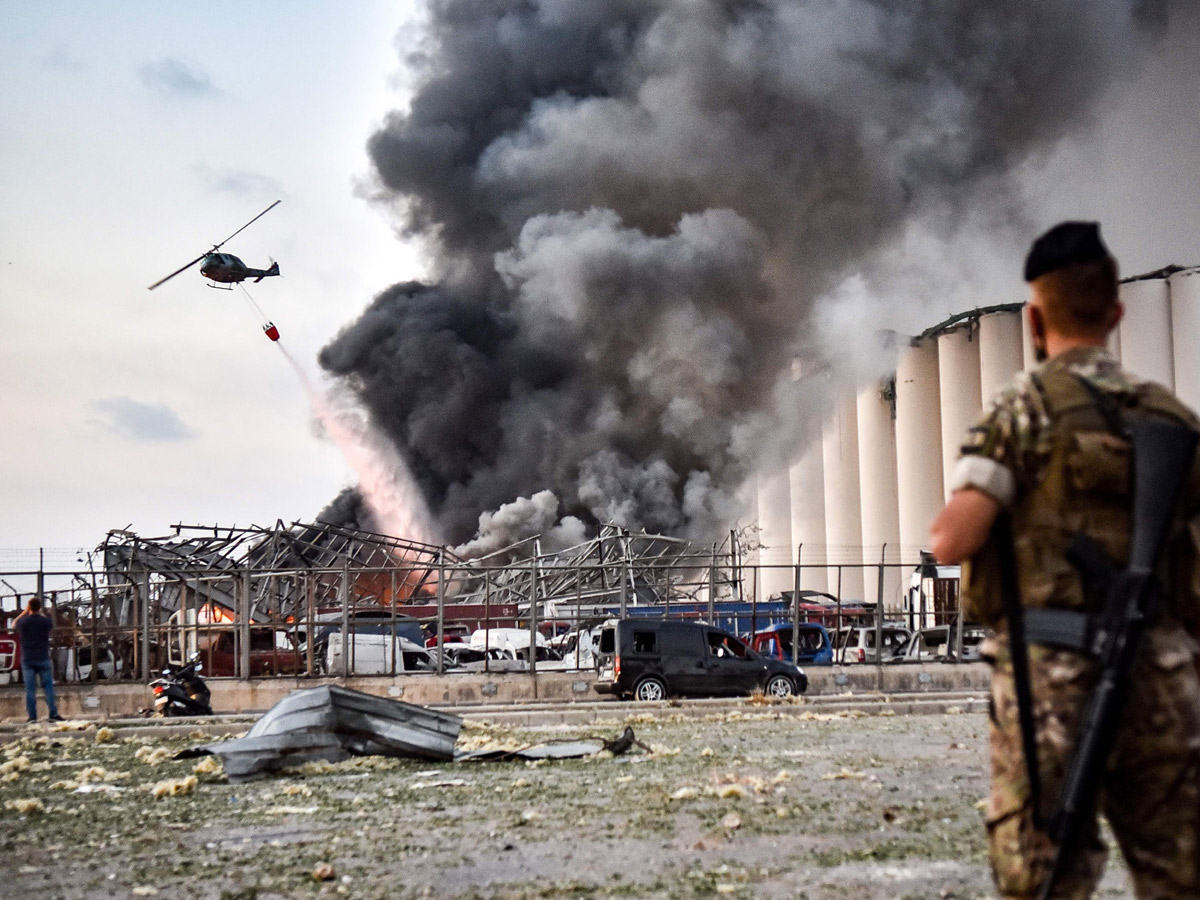 explosion at the port of Lebanons capital Beirut photo gallery - Sakshi10