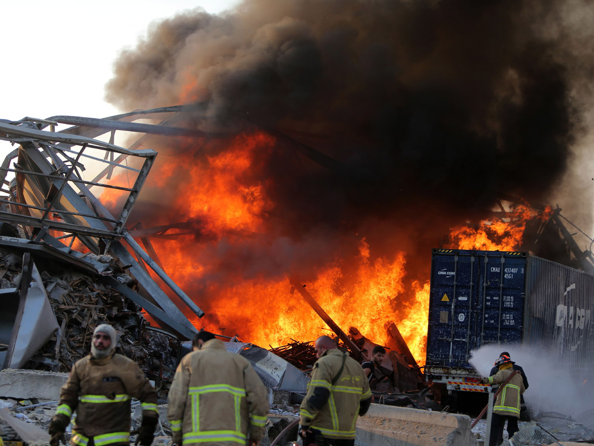 explosion at the port of Lebanons capital Beirut photo gallery - Sakshi11