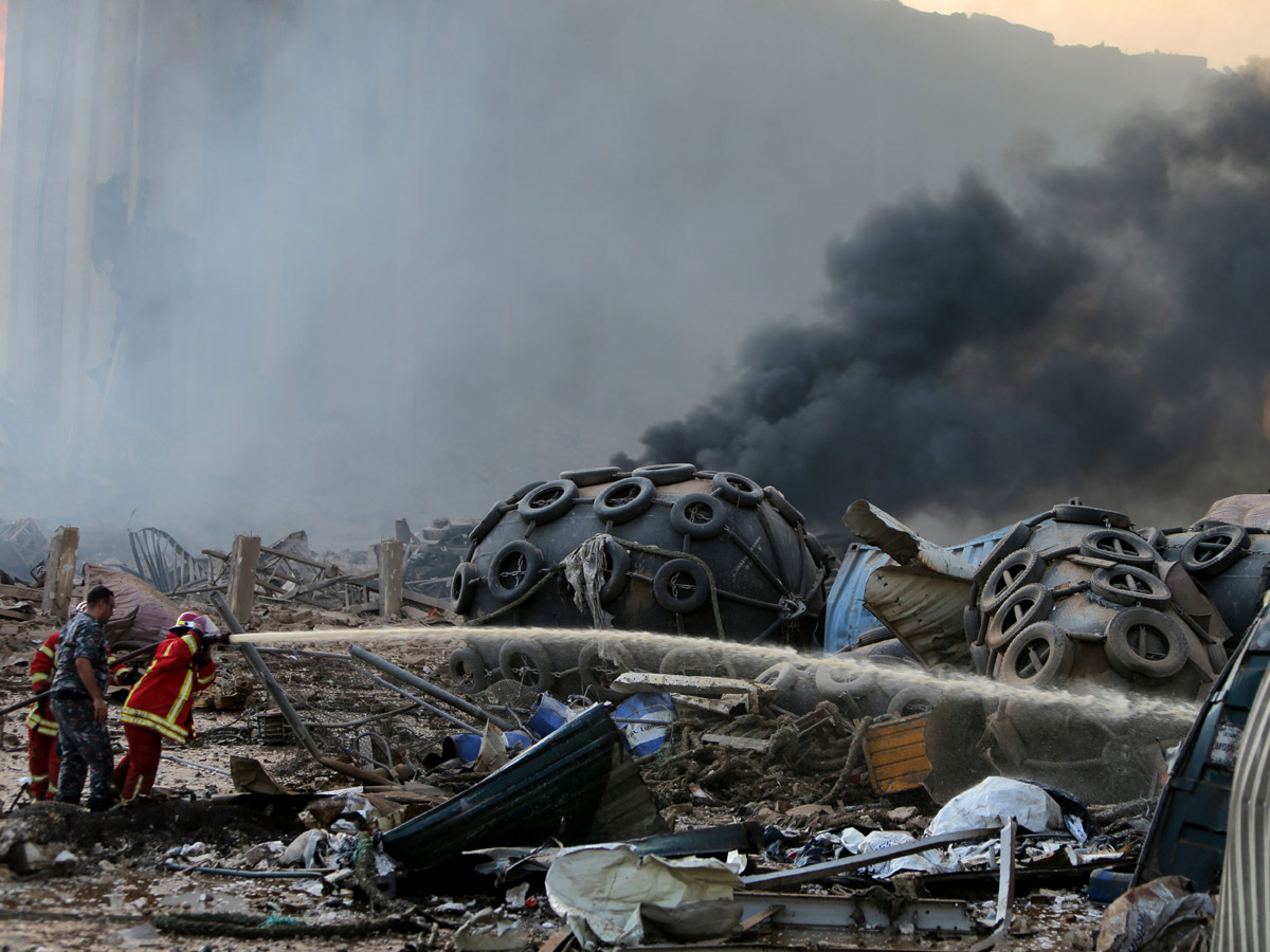 explosion at the port of Lebanons capital Beirut photo gallery - Sakshi12