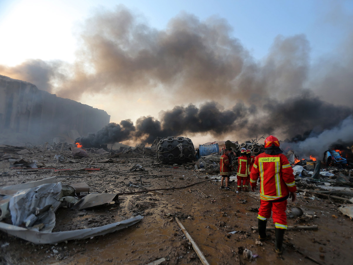 explosion at the port of Lebanons capital Beirut photo gallery - Sakshi13