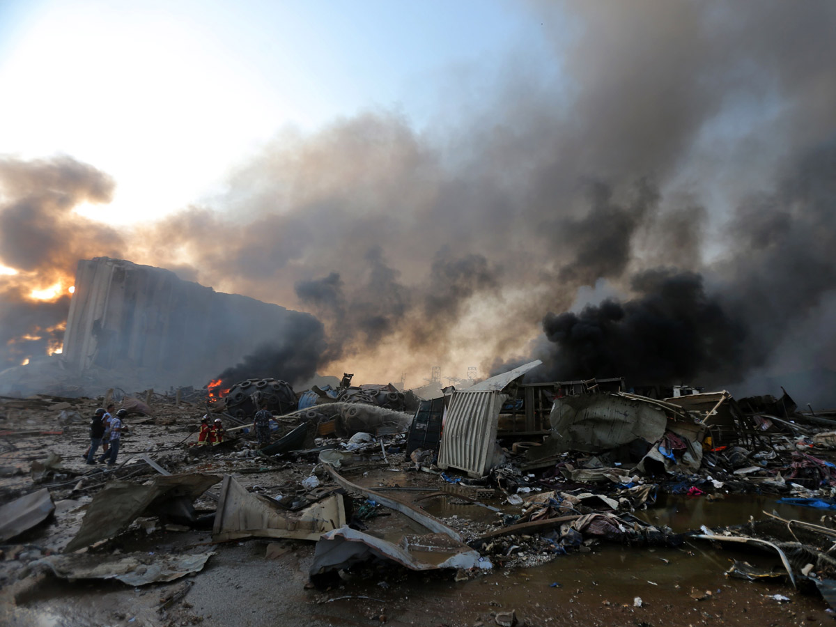 explosion at the port of Lebanons capital Beirut photo gallery - Sakshi16