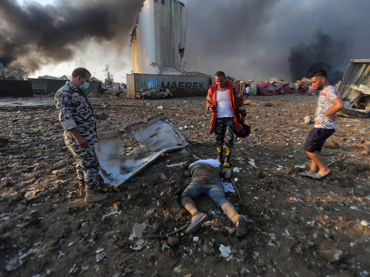 explosion at the port of Lebanons capital Beirut photo gallery - Sakshi21