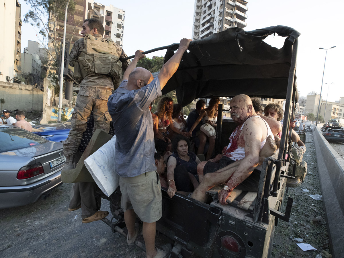 explosion at the port of Lebanons capital Beirut photo gallery - Sakshi36