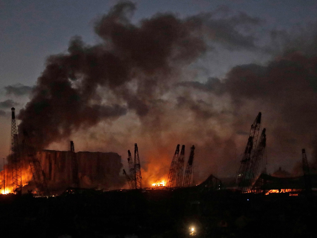 explosion at the port of Lebanons capital Beirut photo gallery - Sakshi4