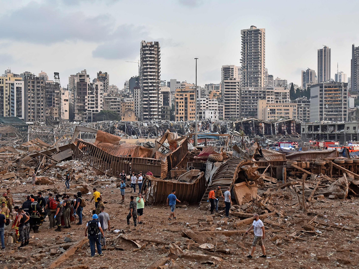 explosion at the port of Lebanons capital Beirut photo gallery - Sakshi8