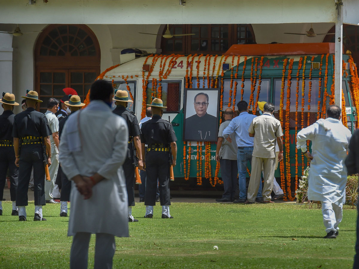 Pranab Mukherjee Funeral Photo Gallery - Sakshi13