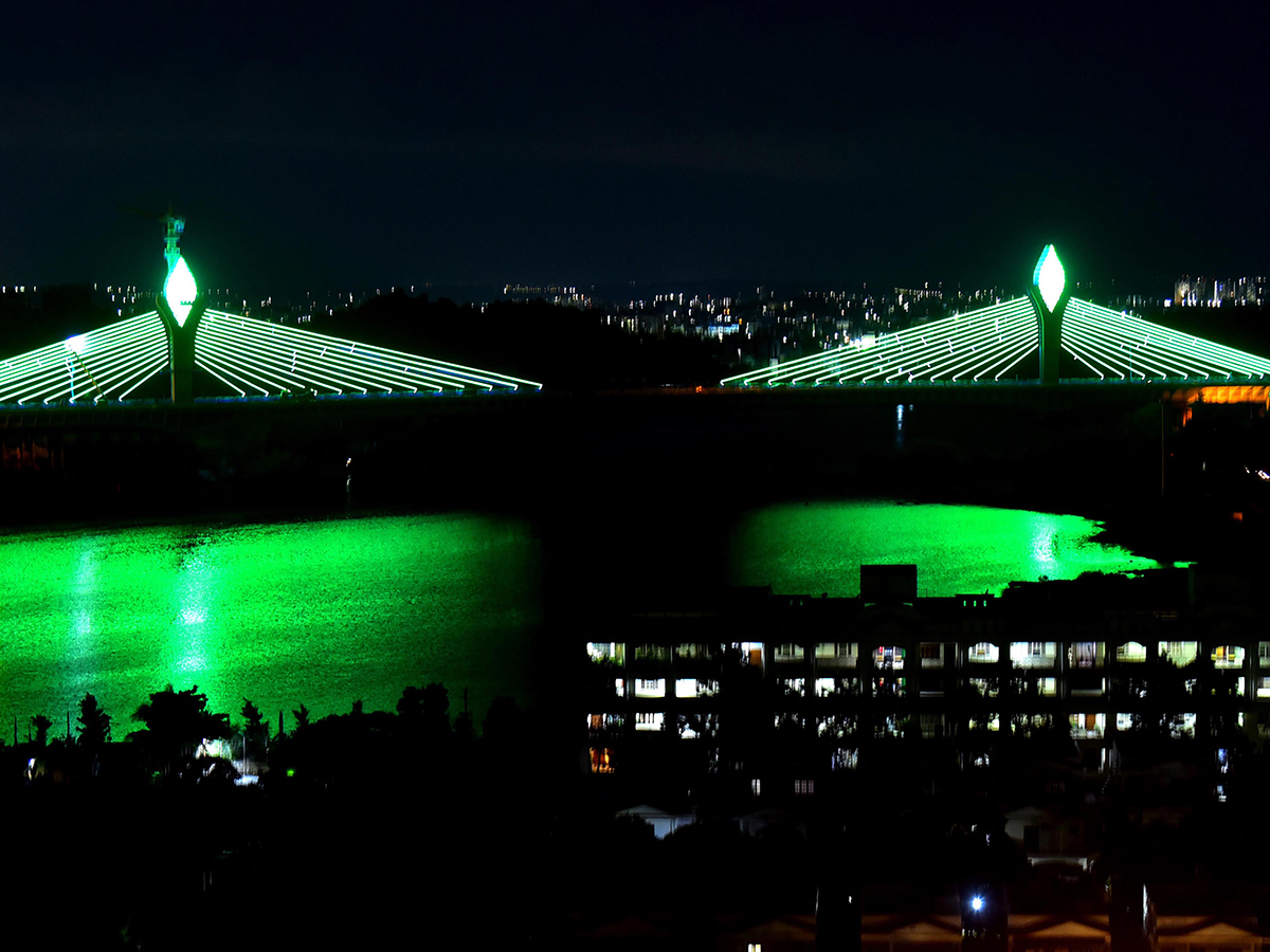 Hyderabad Durgam Cheruvu Cable Bridge Photos - Sakshi3