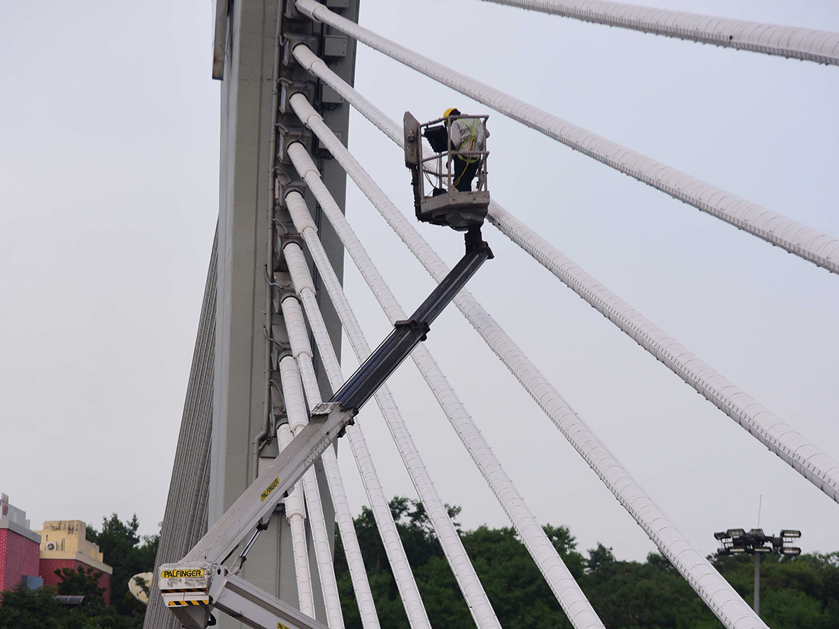 Hyderabad Durgam Cheruvu Cable Bridge Photos - Sakshi7