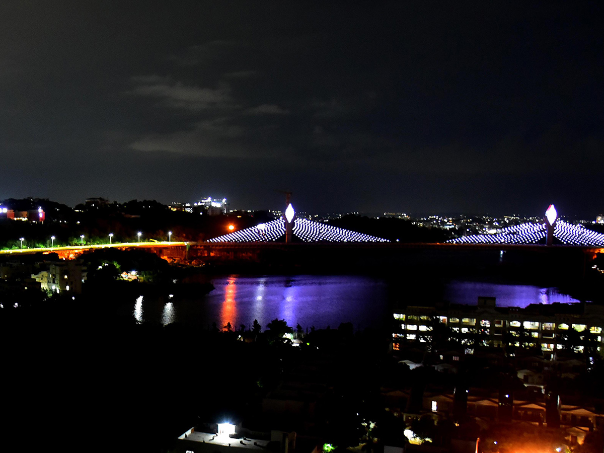 Hyderabad Durgam Cheruvu Cable Bridge Photos - Sakshi8