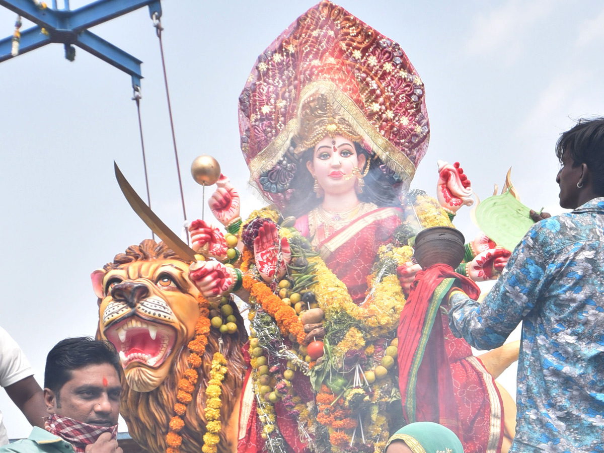 Durga Mata Nimajjanam at Tank bund 2020 Photo Gallery - Sakshi2