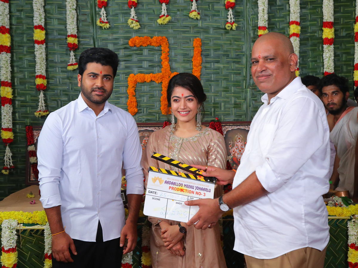 Sharwanand Next With Rashmika Aadaalloo Meeku Johaarlu is Began Shooting - Sakshi1