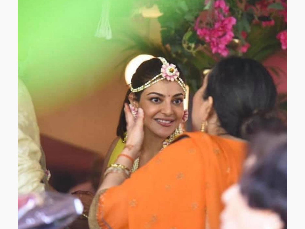 Kajal Aggarwal shares images of Haldi ceremony Photo Gallery - Sakshi7