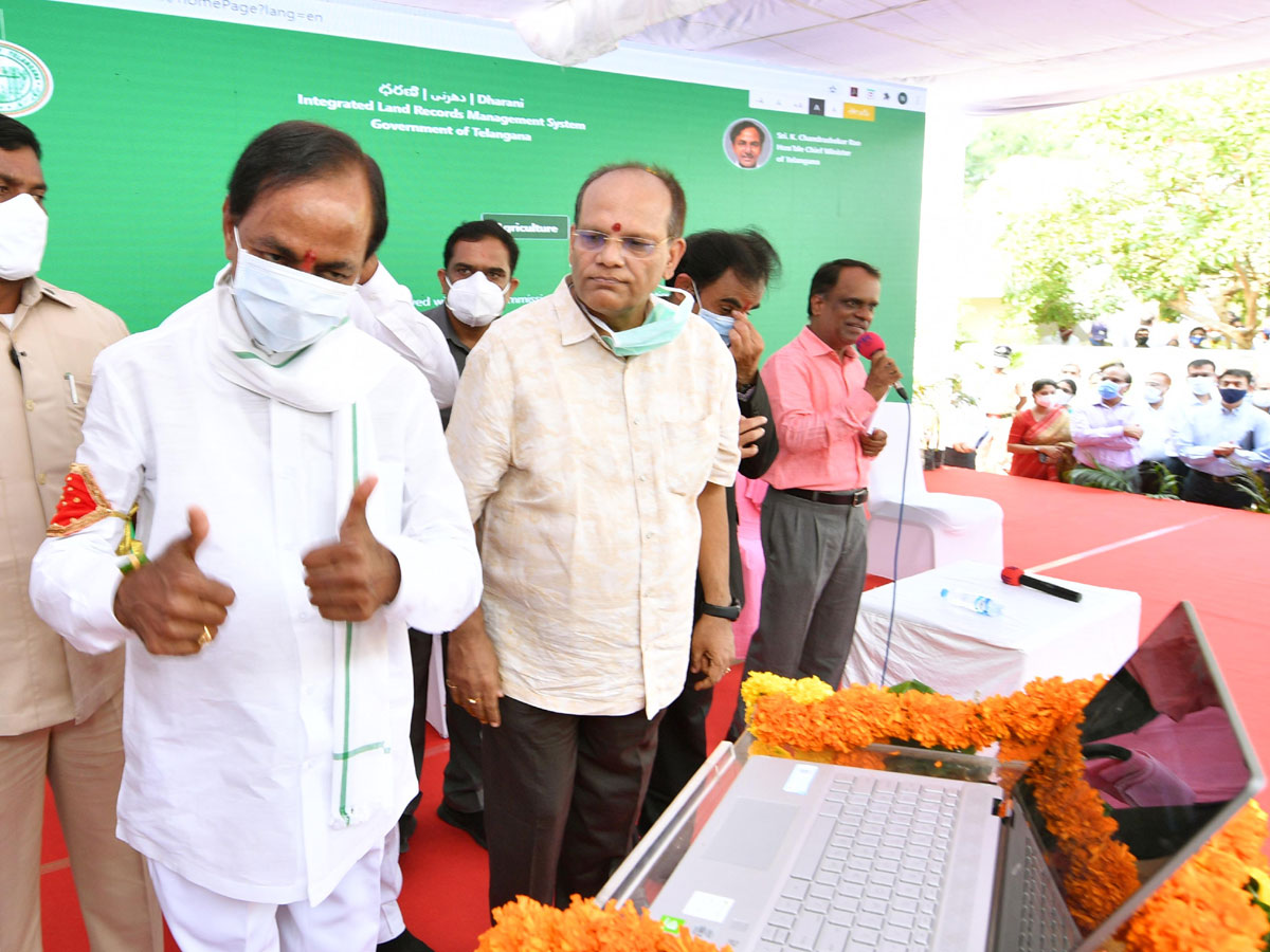 CM KCR to launch Dharani land records portal photo gallery - Sakshi10