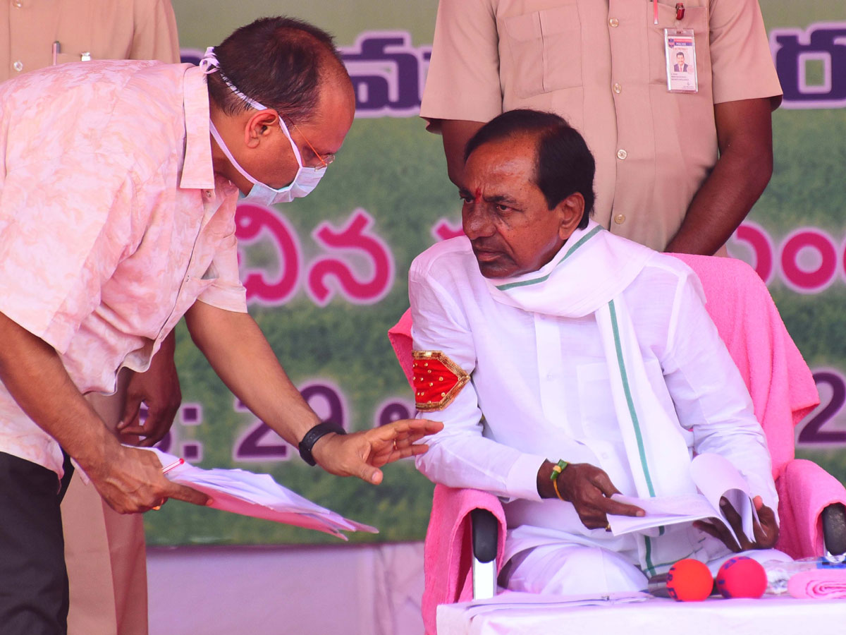 CM KCR to launch Dharani land records portal photo gallery - Sakshi15