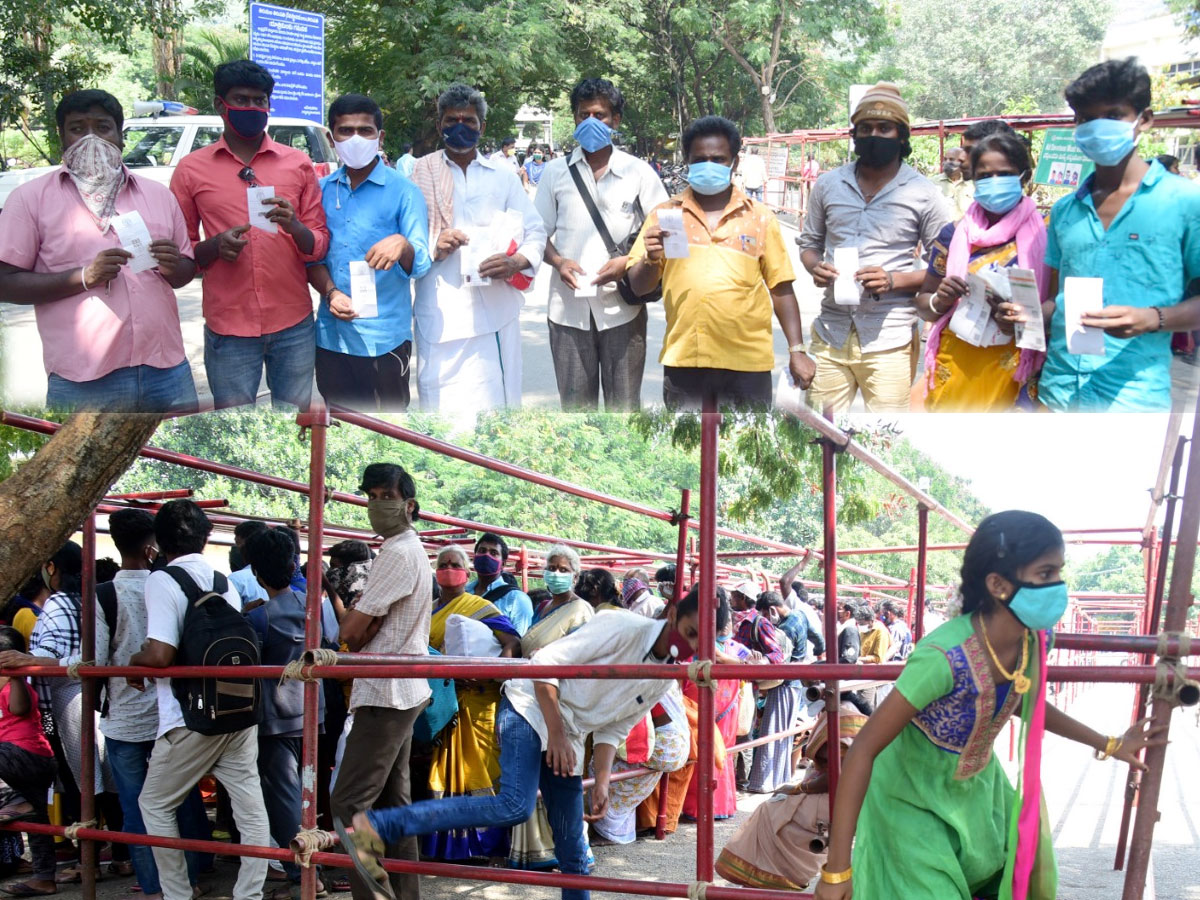 Heavy Devotees Crowd In Tirumala Temple Photo Gallery - Sakshi10