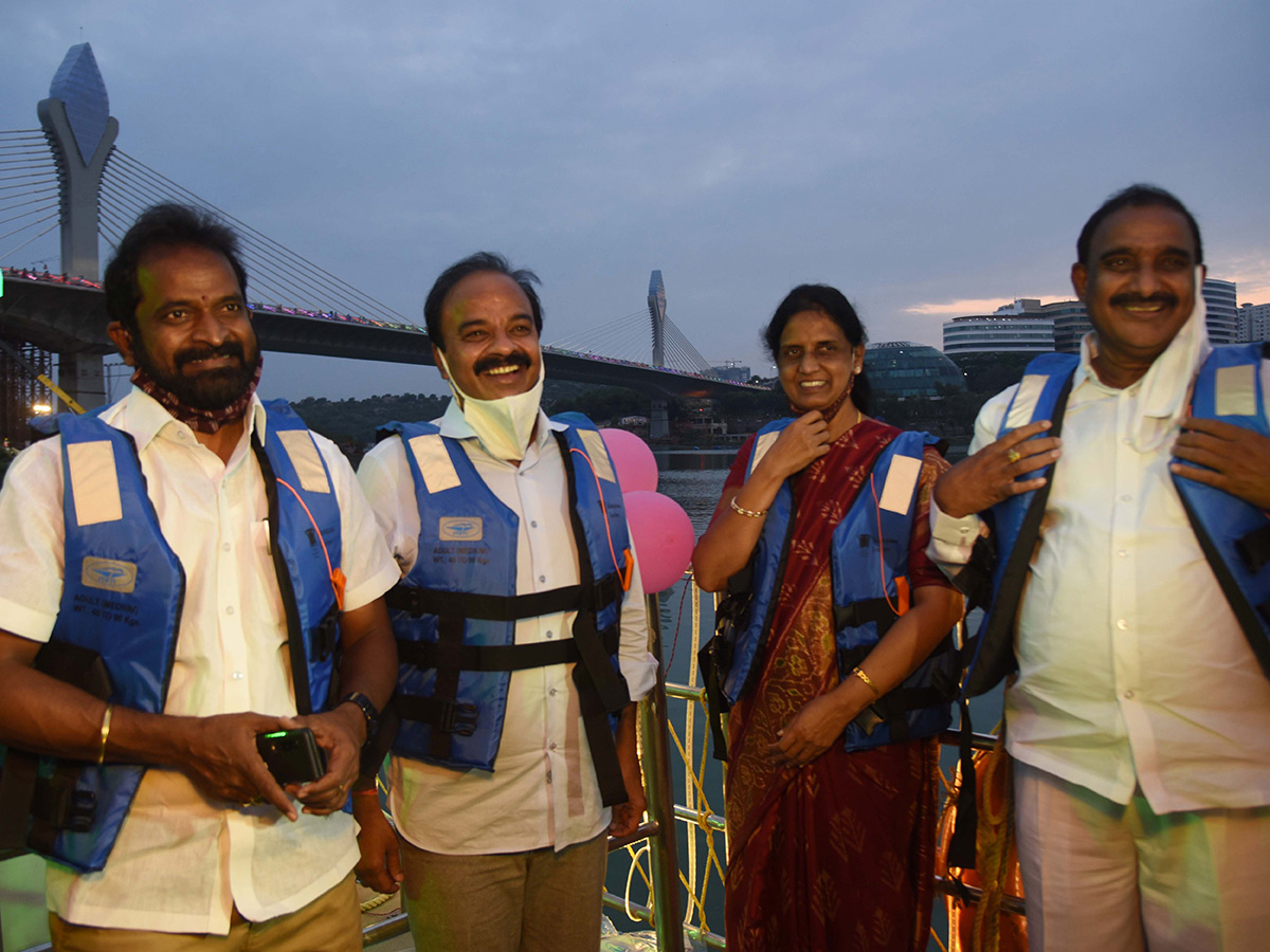 durgam cheruvu cable bridge photos - Sakshi7