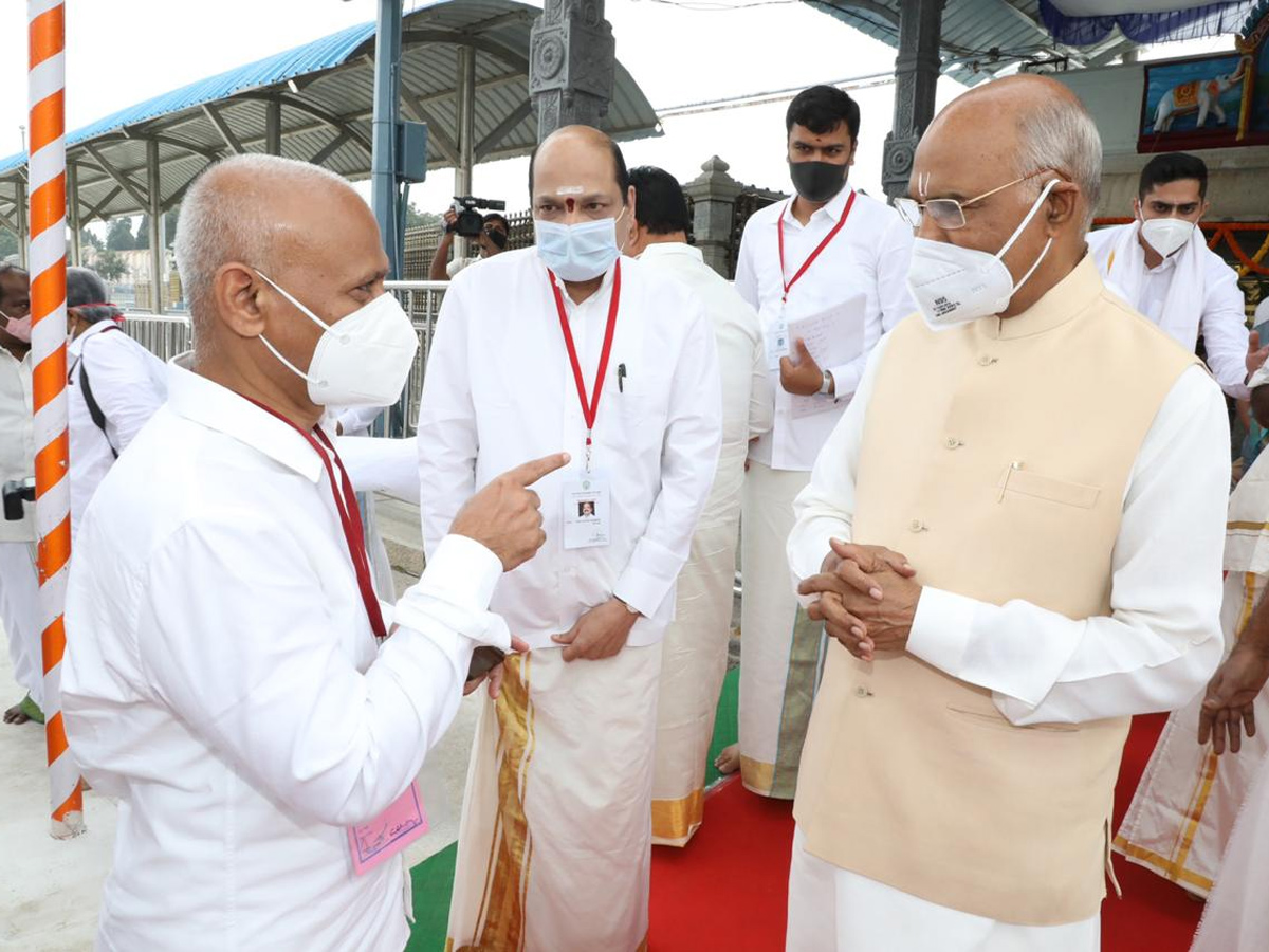 President Ram Nath Kovind visits Tirumala Photo Gallery - Sakshi11