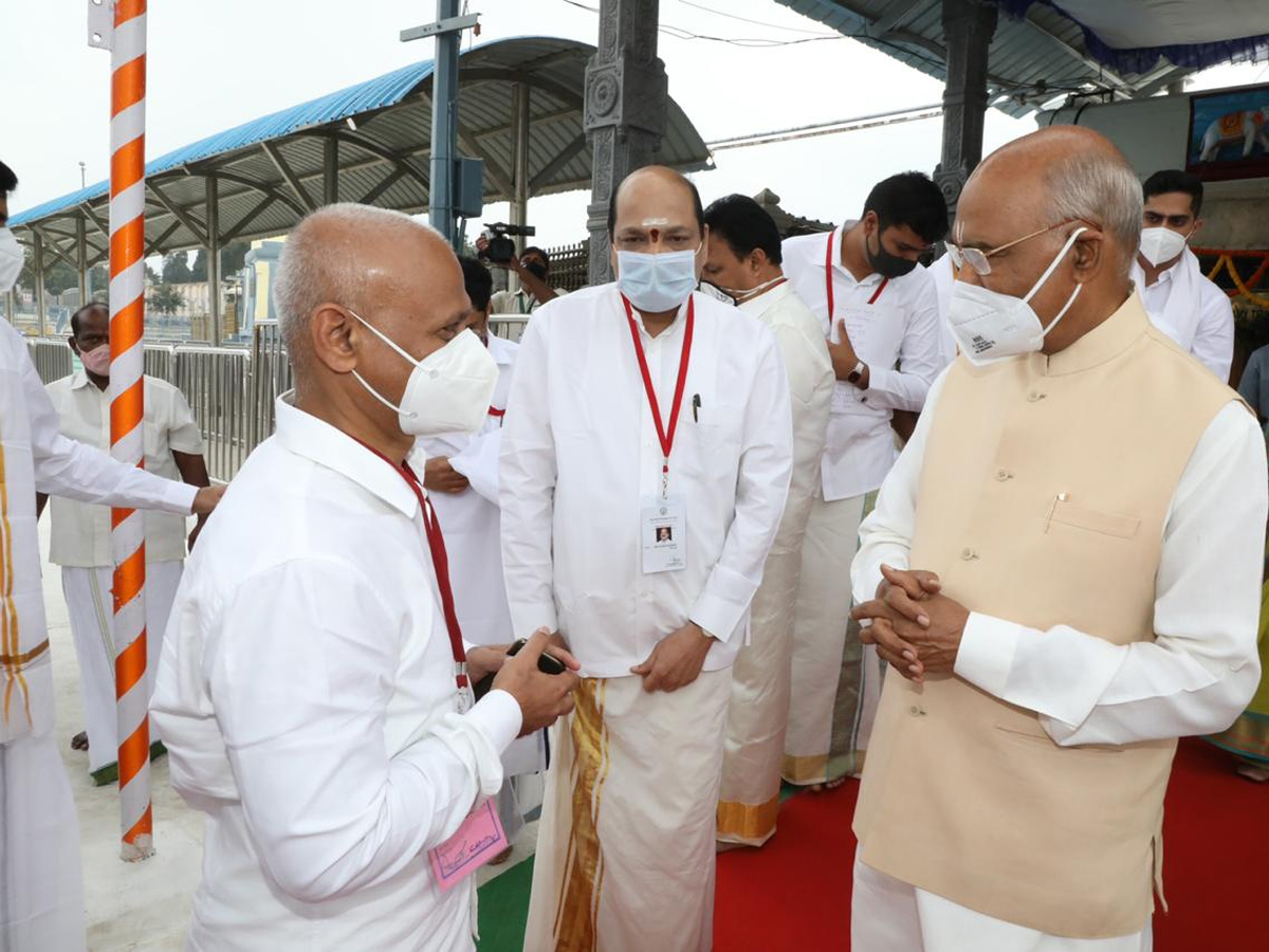 President Ram Nath Kovind visits Tirumala Photo Gallery - Sakshi7