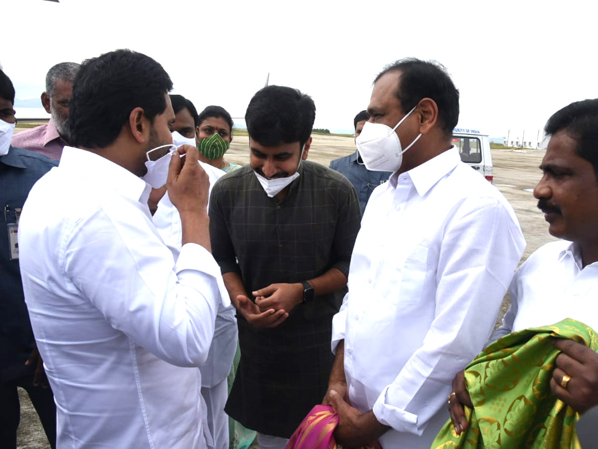 CM YS Jagan Aerial Survey Nivar Cyclone Areas Photo Gallery - Sakshi28