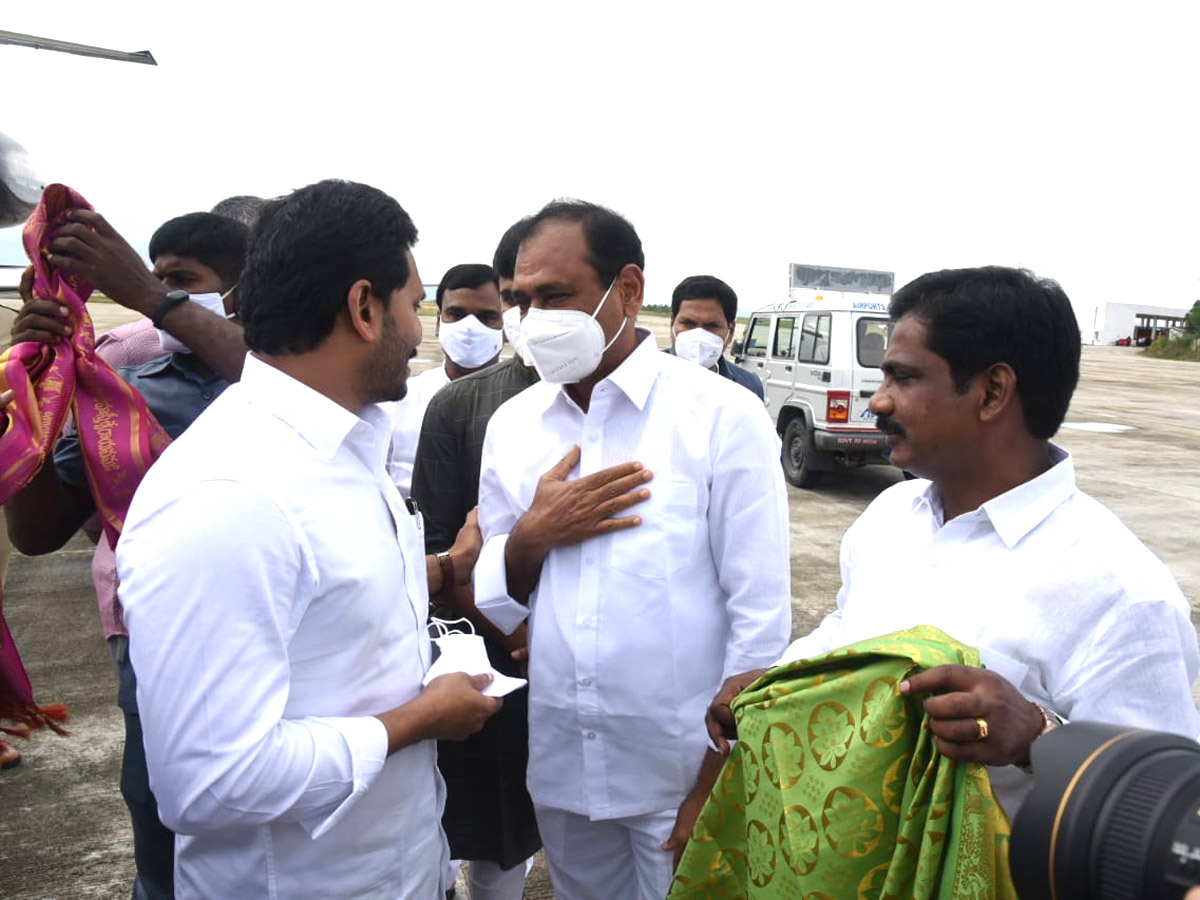 CM YS Jagan Aerial Survey Nivar Cyclone Areas Photo Gallery - Sakshi30