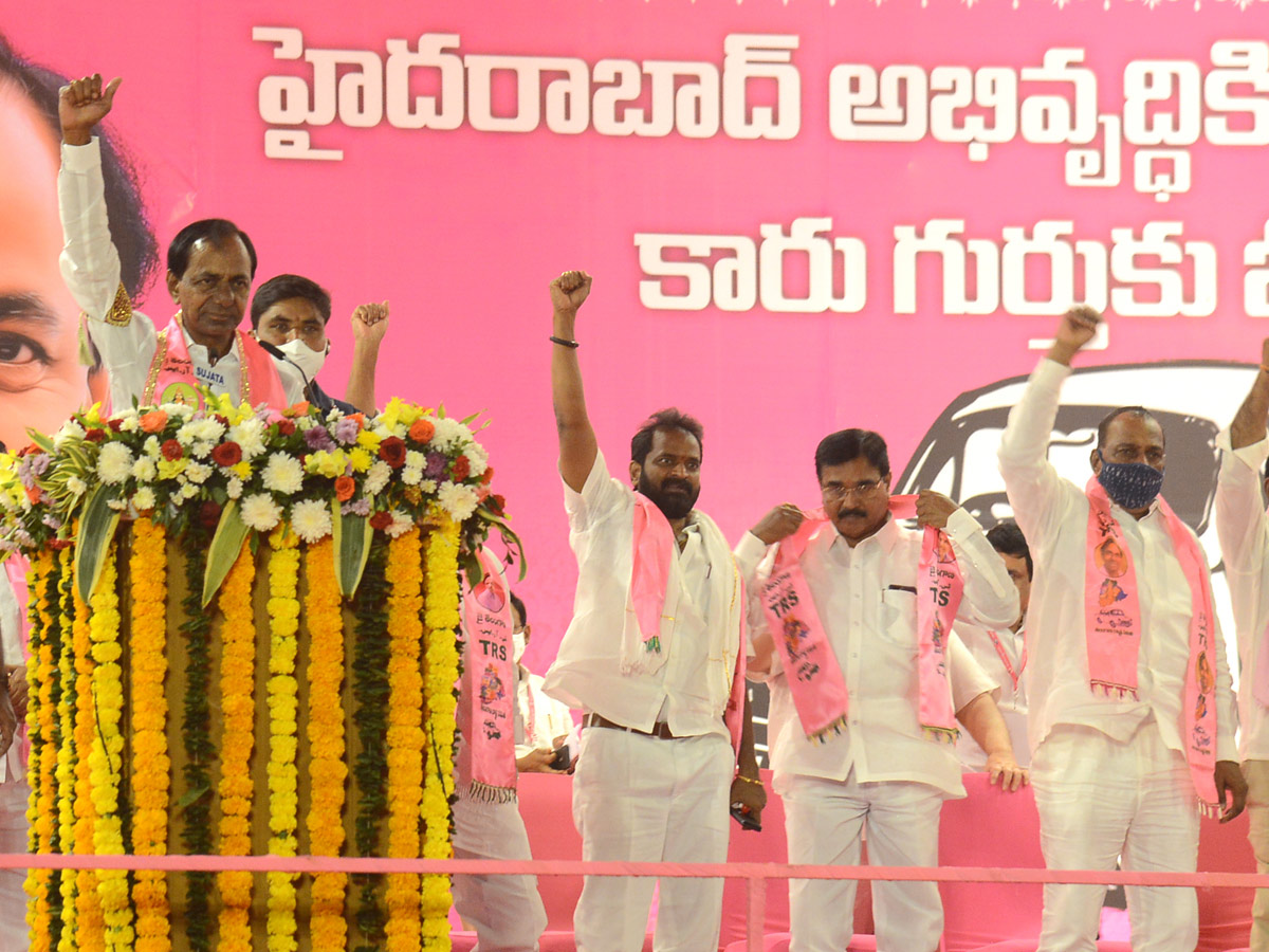 GHMC Elections 2020 KCR Meeting In LB Stadium - Sakshi46