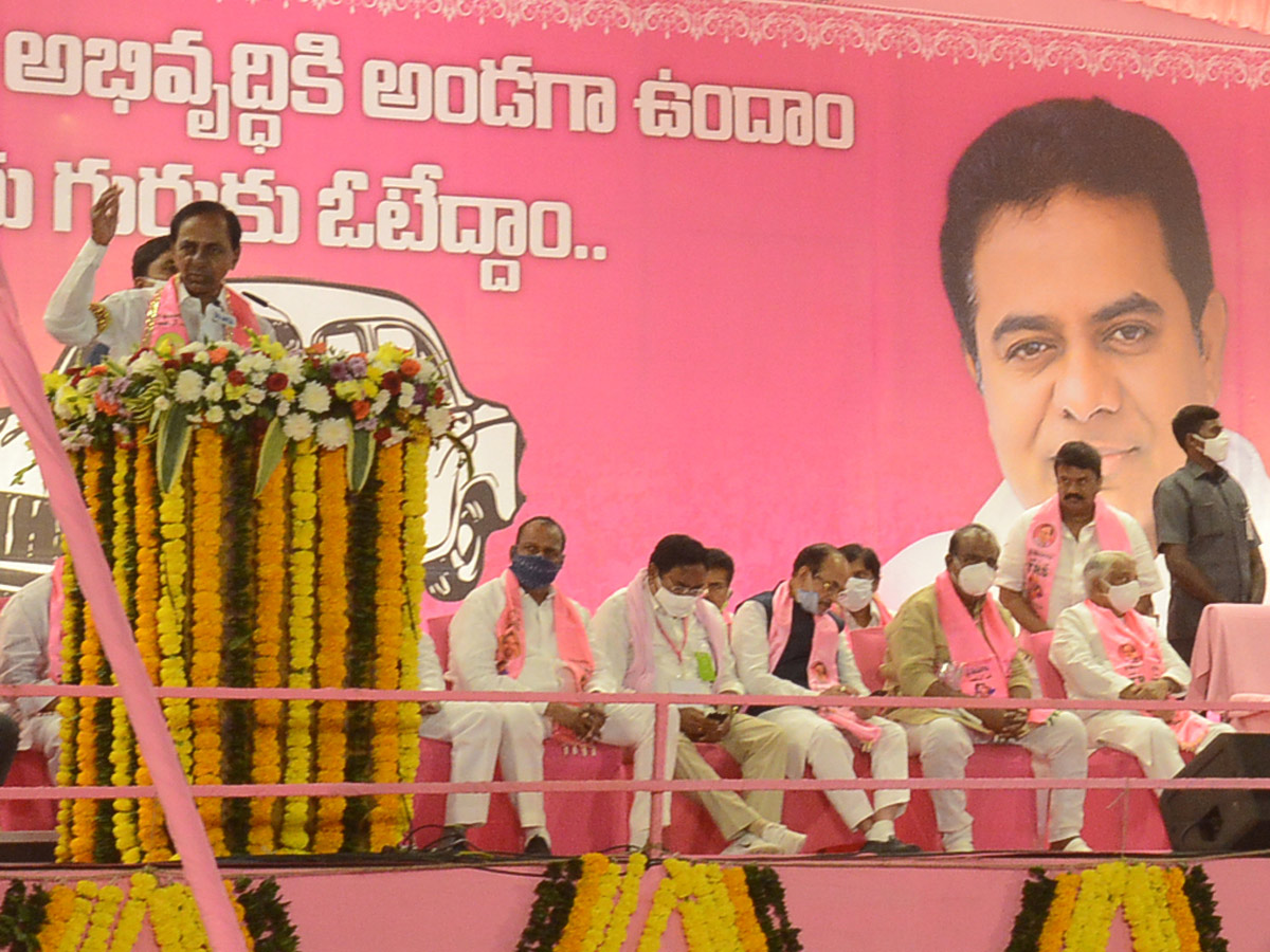 GHMC Elections 2020 KCR Meeting In LB Stadium - Sakshi49