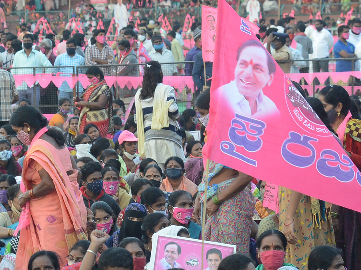 GHMC Elections 2020 KCR Meeting In LB Stadium - Sakshi73