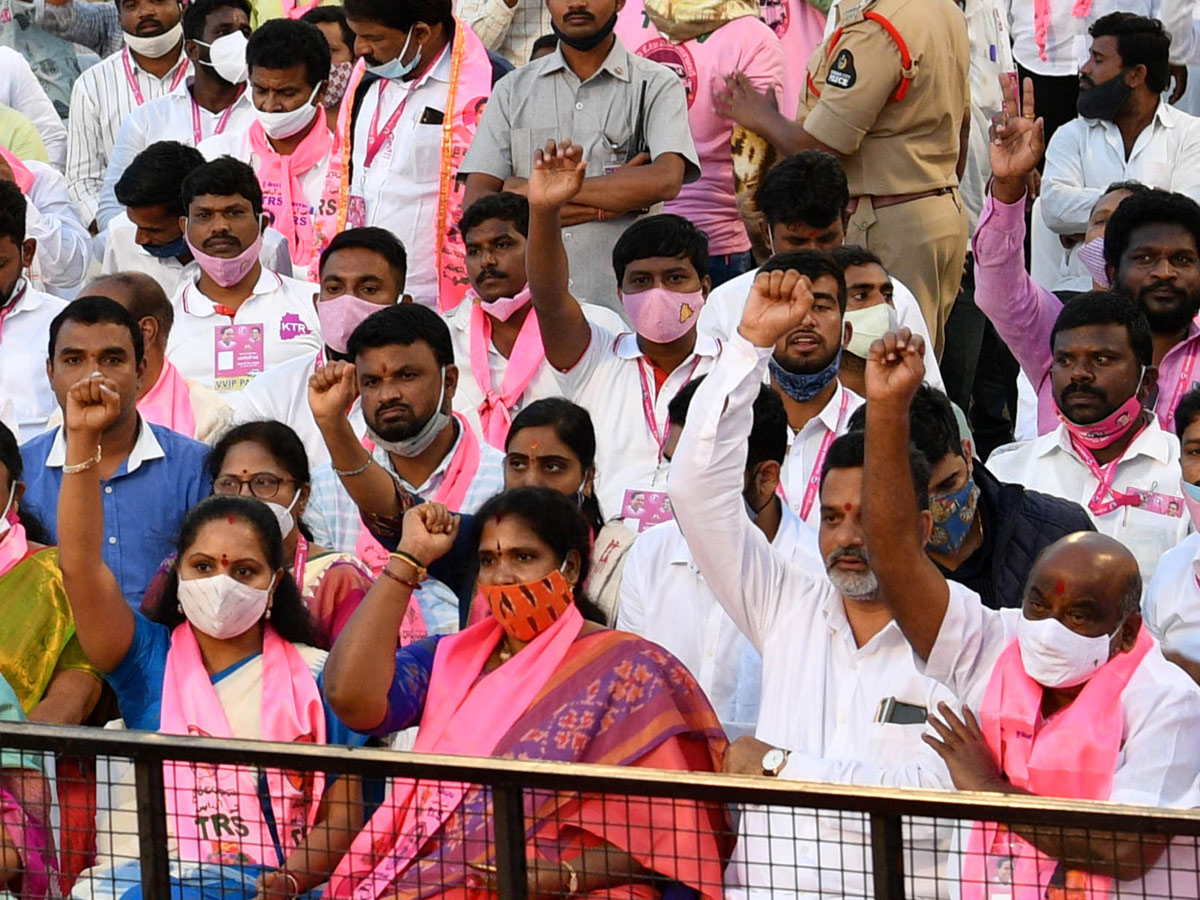 GHMC Elections 2020 KCR Meeting In LB Stadium - Sakshi15