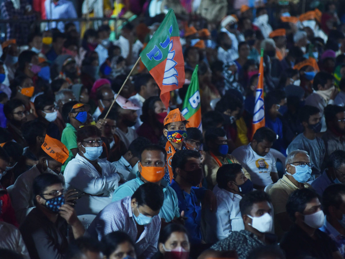 GHMC Elections 2020 UP Cm Yogi Adiyanath Road Show In Hyderabad - Sakshi50