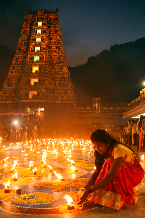 Koti Deepotsavam in Kanakadurga Indrakeeladri Temple - Sakshi24