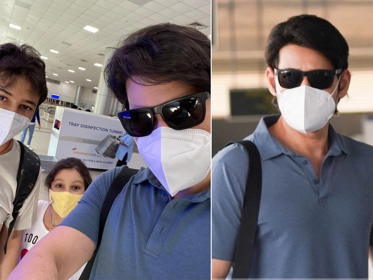 Mahesh Babu Goes On Vacation With Family Spotted At Airport Photo Gallery - Sakshi1