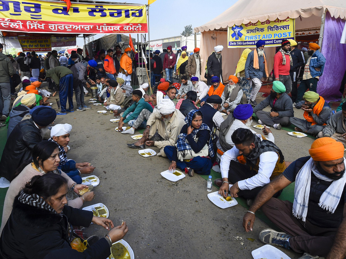 Farmers during their protest against the new farm laws - Sakshi16