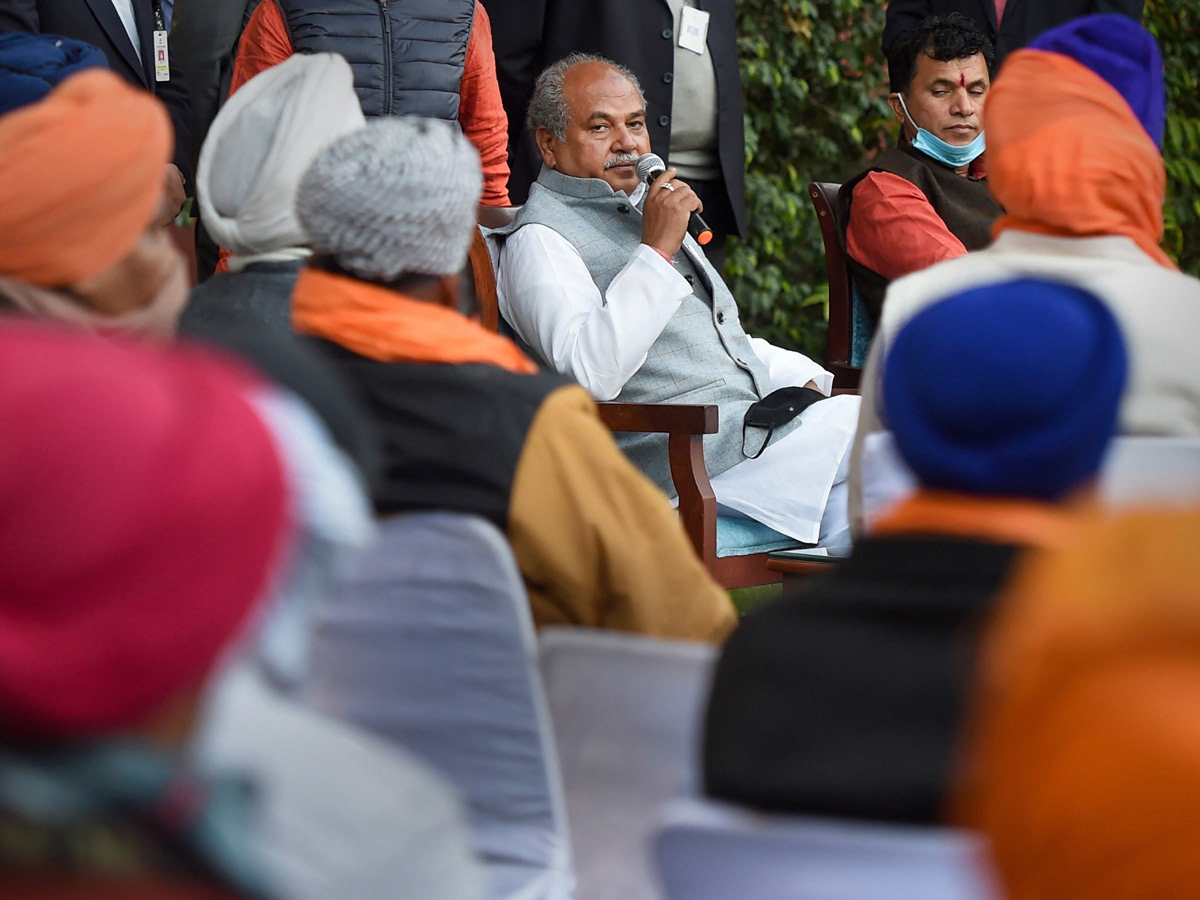 Farmers during their protest against the new farm laws - Sakshi23