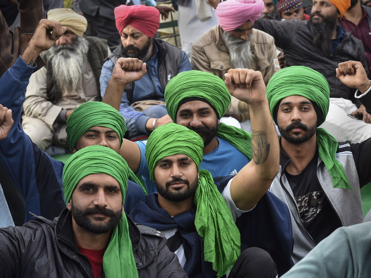 Farmers during their protest against the new farm laws - Sakshi28