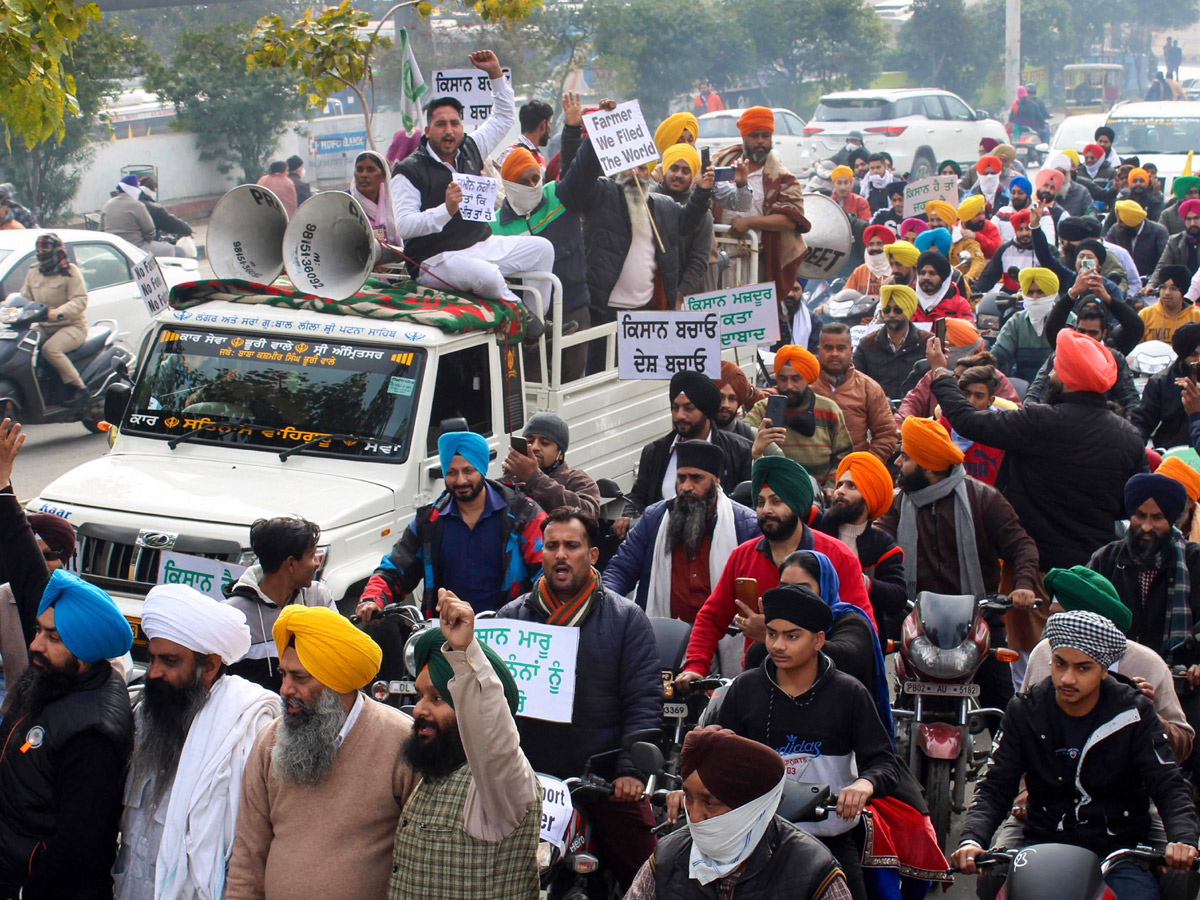 Farmers during their protest against the new farm laws - Sakshi29