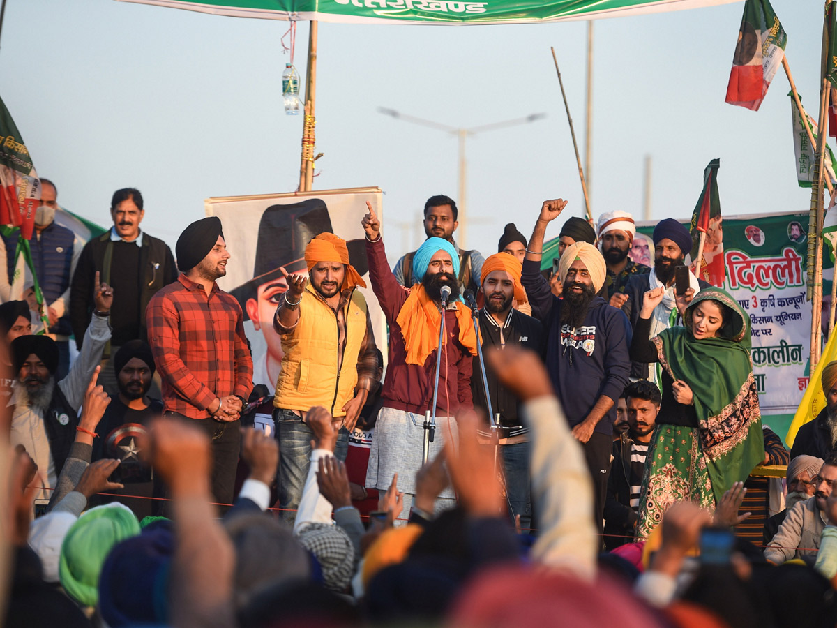 Farmers during their protest against the new farm laws - Sakshi35