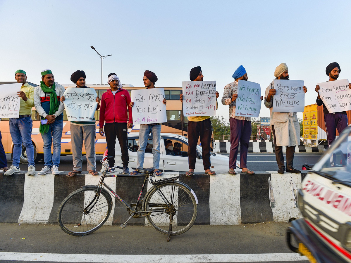 Farmers during their protest against the new farm laws - Sakshi38