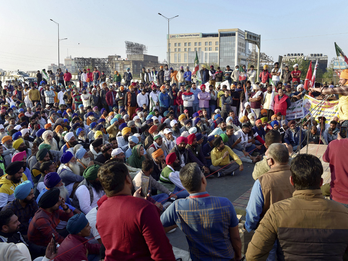 Farmers during their protest against the new farm laws - Sakshi40