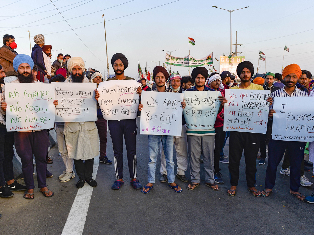 Farmers during their protest against the new farm laws - Sakshi44