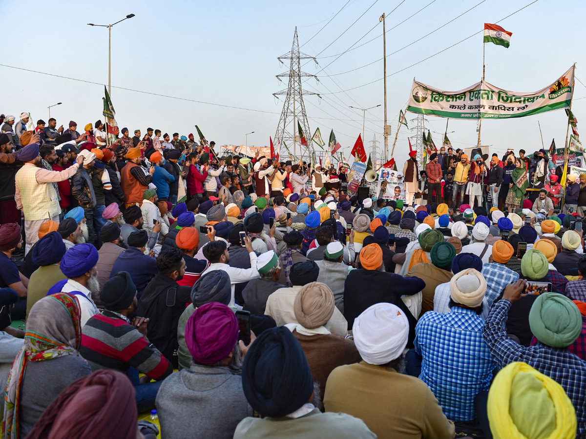 Farmers during their protest against the new farm laws - Sakshi45