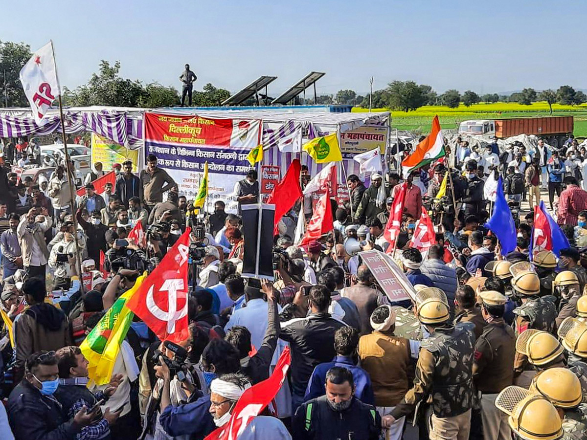 Farmers during their protest against the new farm laws - Sakshi46