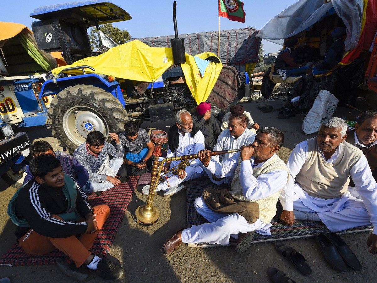 Farmers during their protest against the new farm laws - Sakshi9