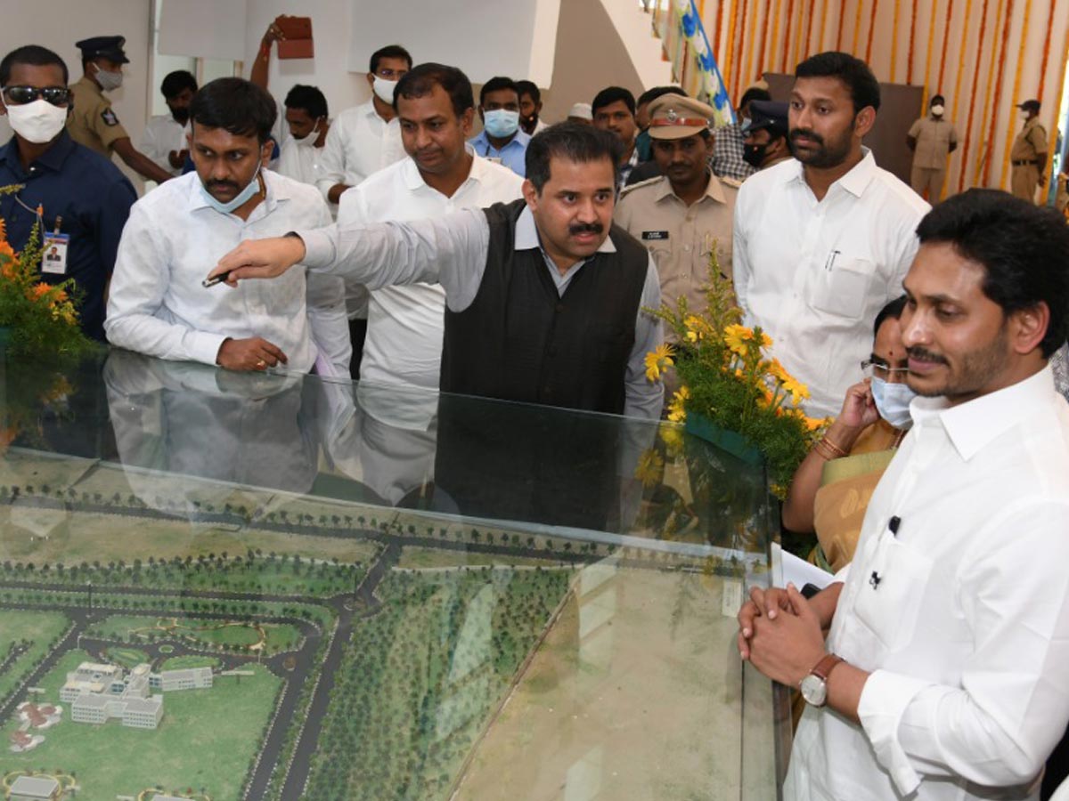 CM YS Jagan Laid Foundation Stone For Apache Leather Industrie YSR District - Sakshi11