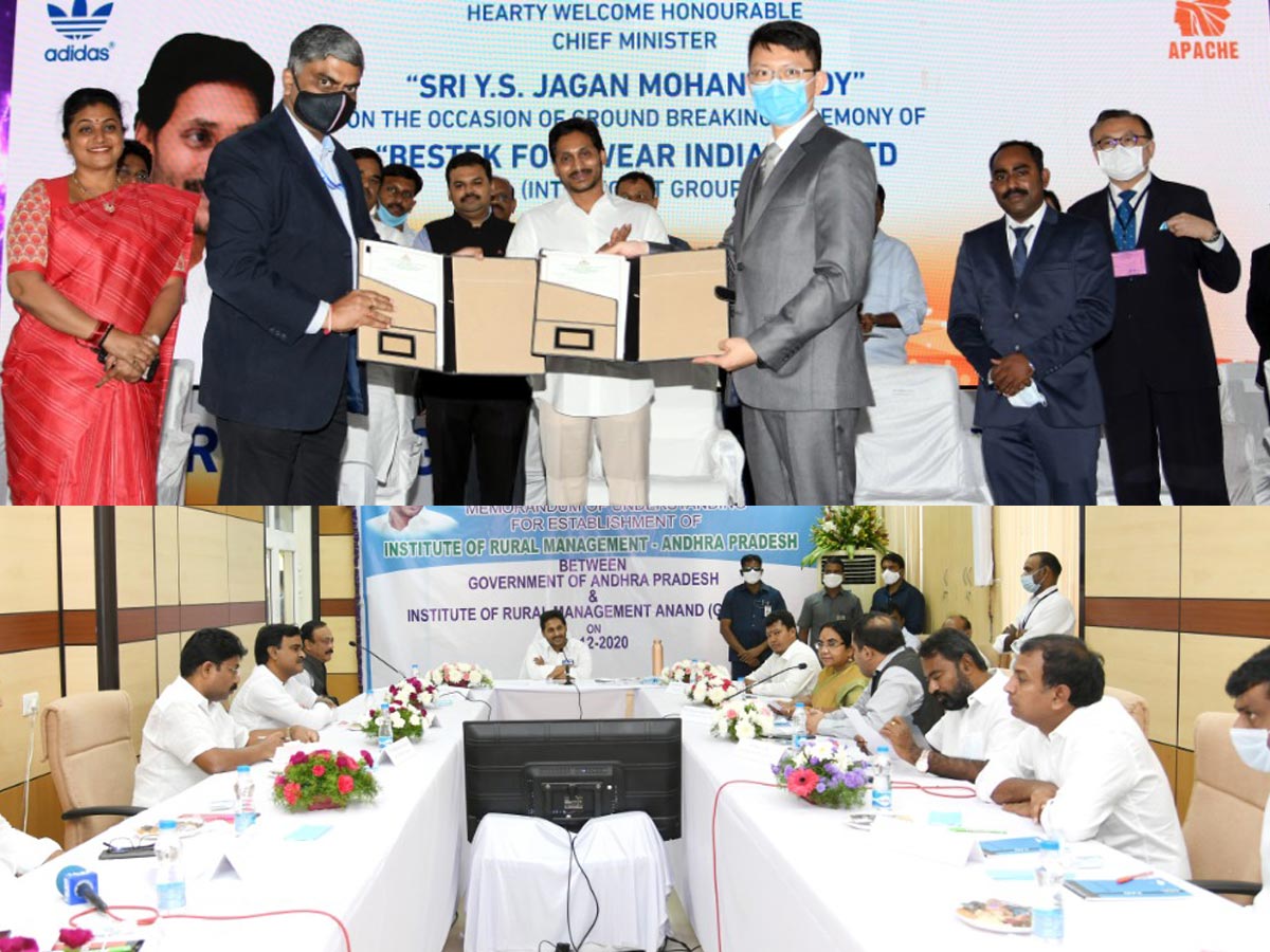 CM YS Jagan Laid Foundation Stone For Apache Leather Industrie YSR District - Sakshi7