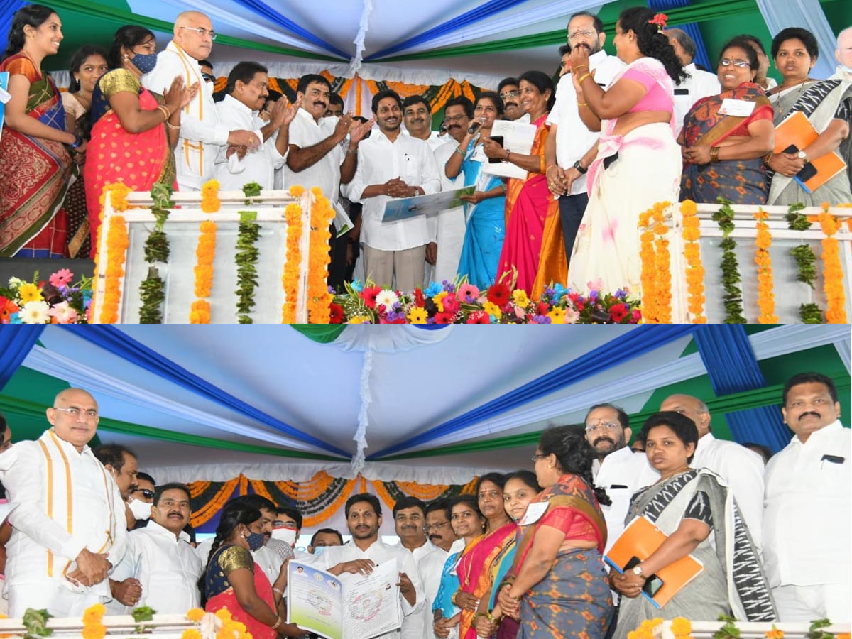 YS Jagan Mohan Reddy Lanch YSR Housing Scheme Photo Gallery - Sakshi48