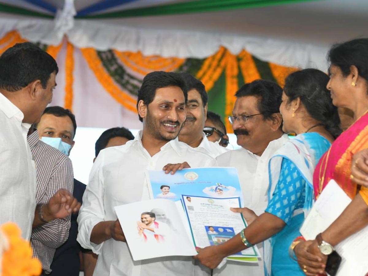 YS Jagan Mohan Reddy Lanch YSR Housing Scheme Photo Gallery - Sakshi49