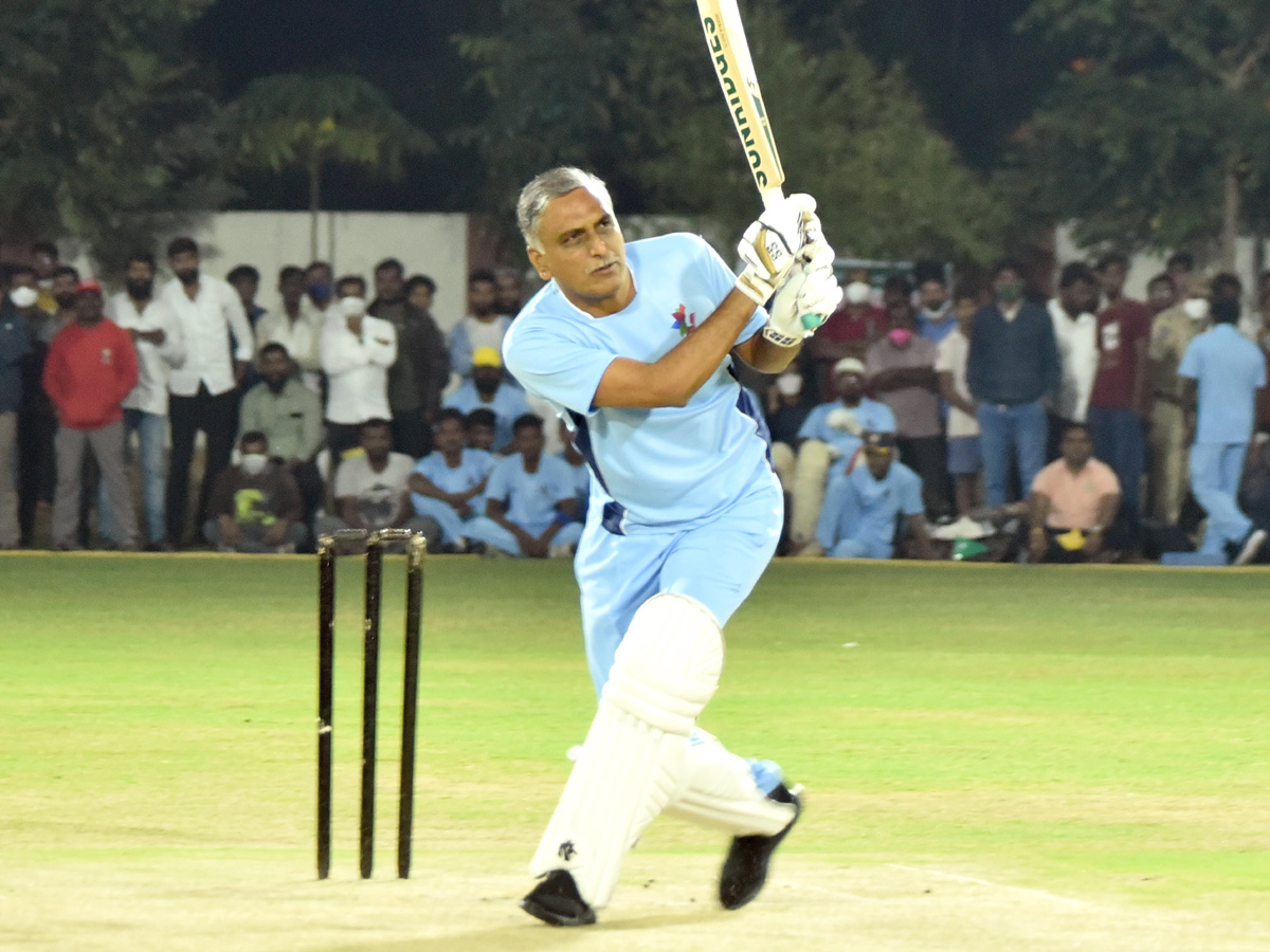 Minister Harish Rao Friendly T20 Cricket Match Siddipet - Sakshi1