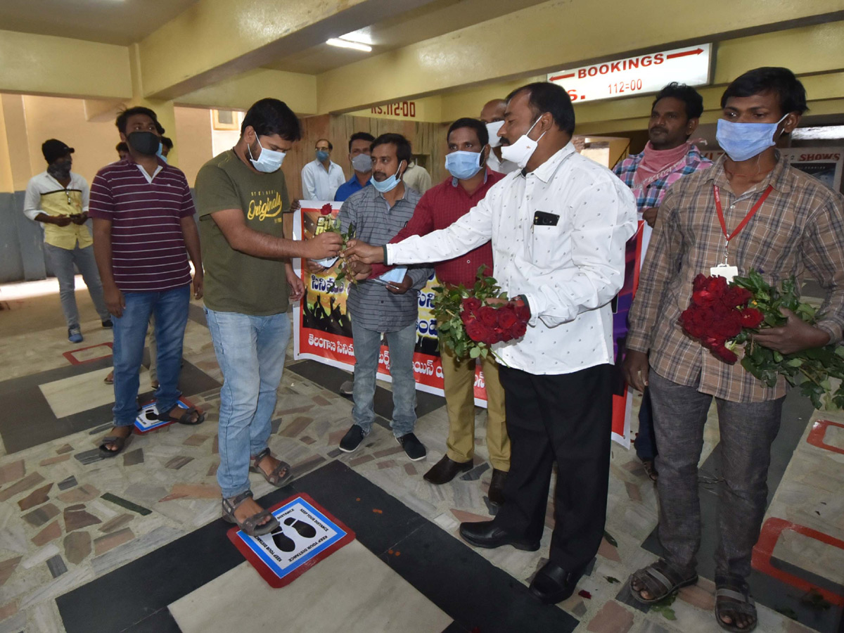 Theatres Reopen in Telangana - Sakshi6