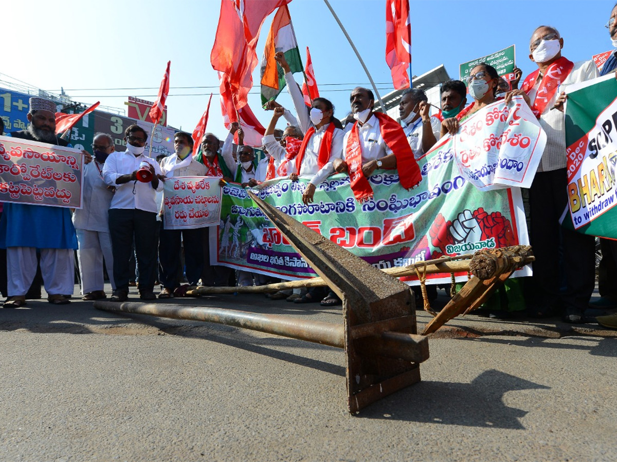 Bharat Bandh in ap and Telangana Photos - Sakshi20